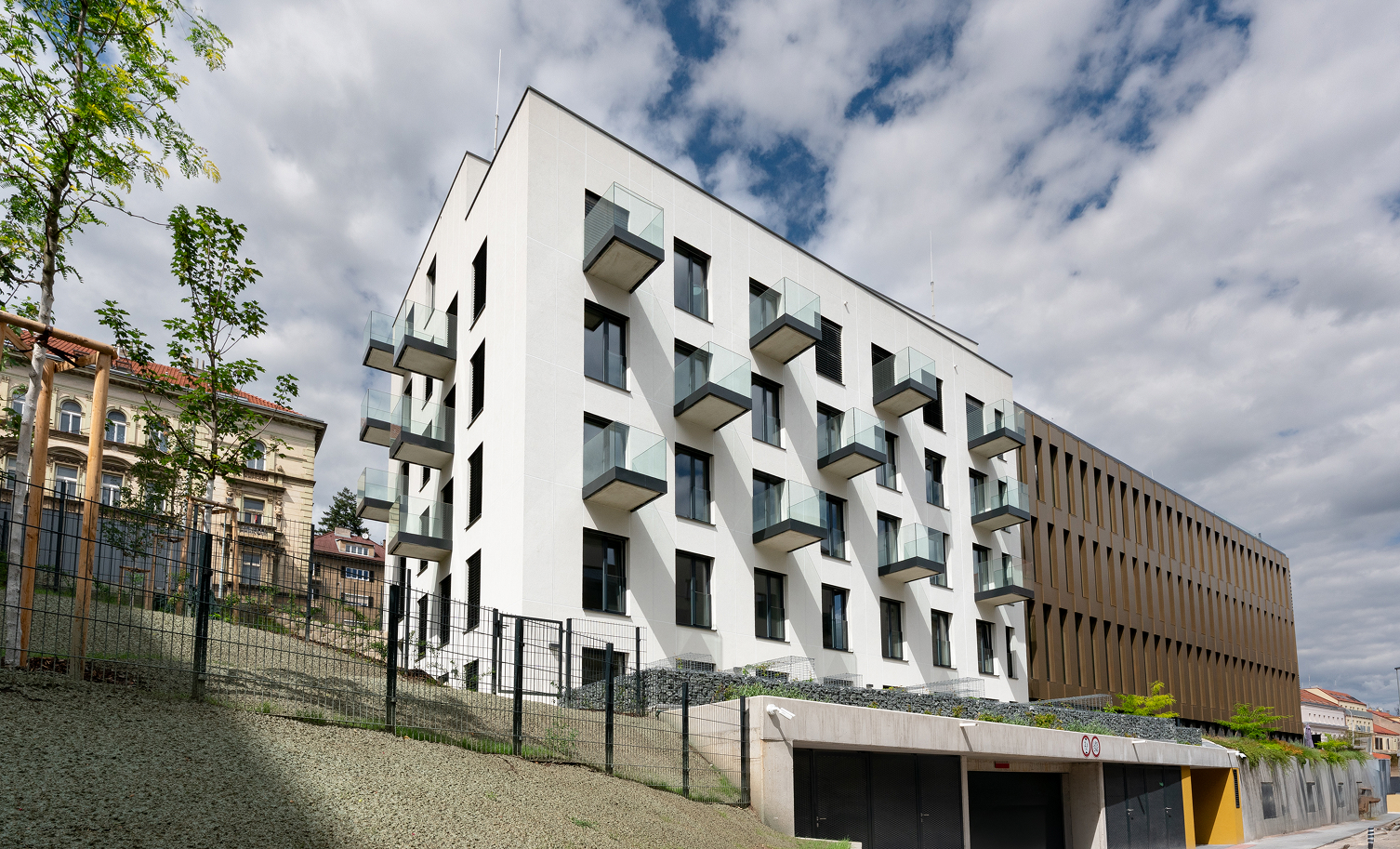 Rezidenční projekt Košířská brána ve výstavbě od SPS engineering